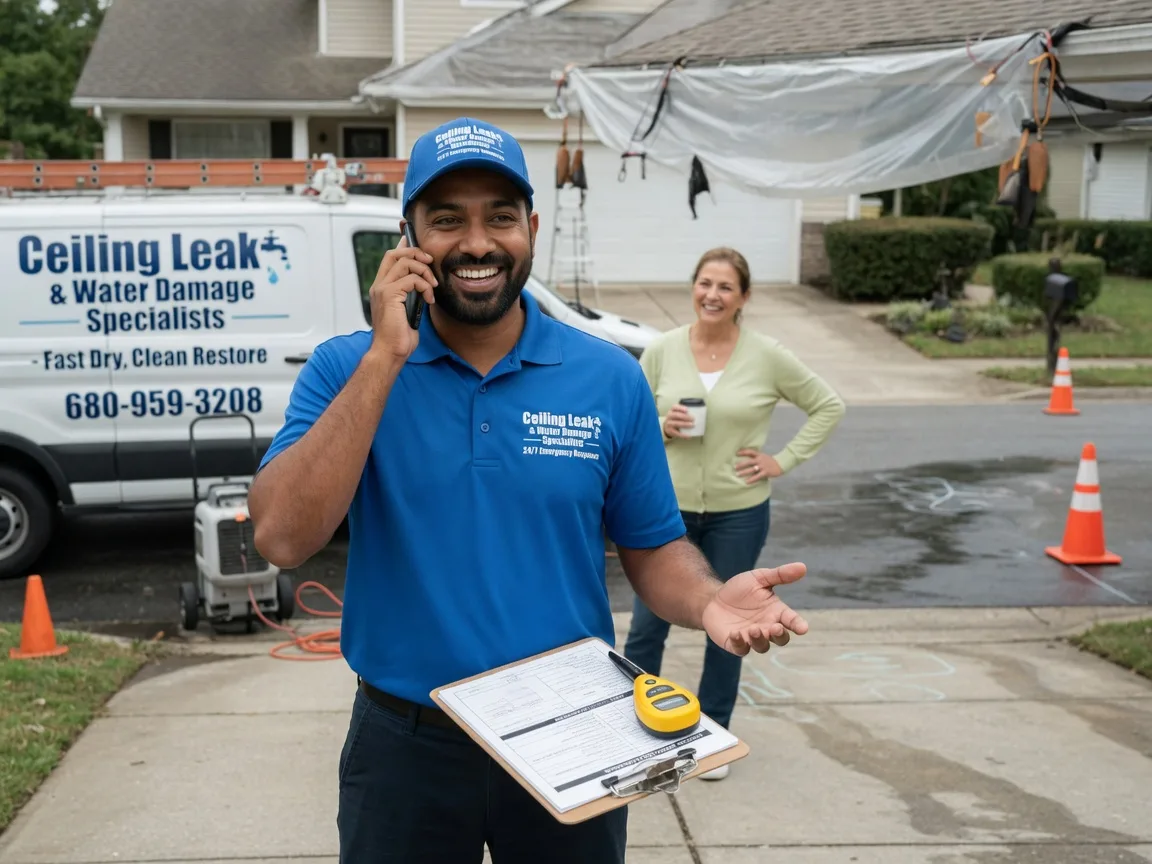 Ceiling Leak Cleanup Cooksville, MD FAQs